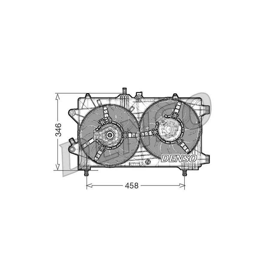 DENSO DER09044 Fan, Radiator