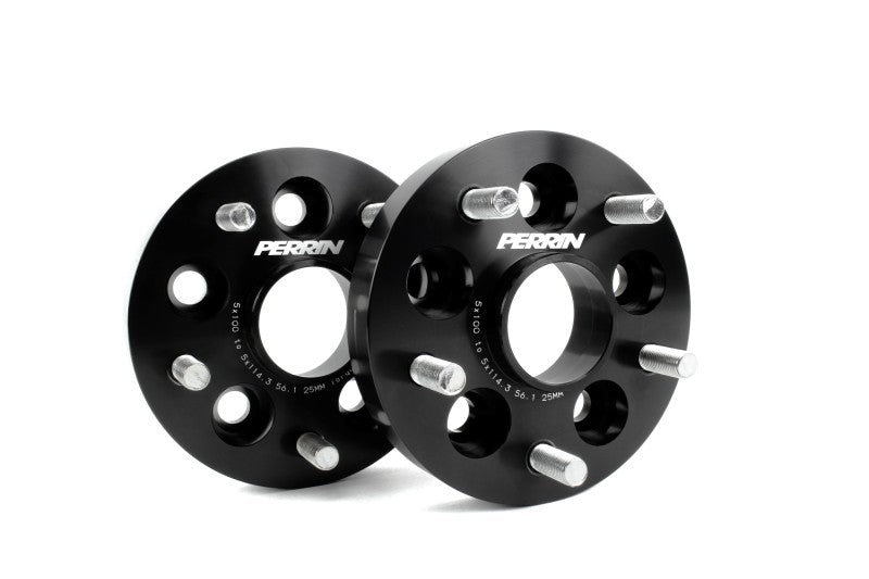 Perrin Performance PERRIN Subaru/Toyota/Scion 25mm Wheel Adapter (Bolt-On Type) 5x100 to 5x114.3 w/56mm Hub - Pair