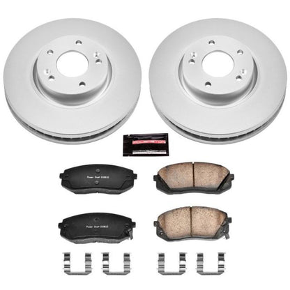 PowerStop Power Stop 10-15 Hyundai Tucson Front Z17 Evolution Geomet Coated Brake Kit