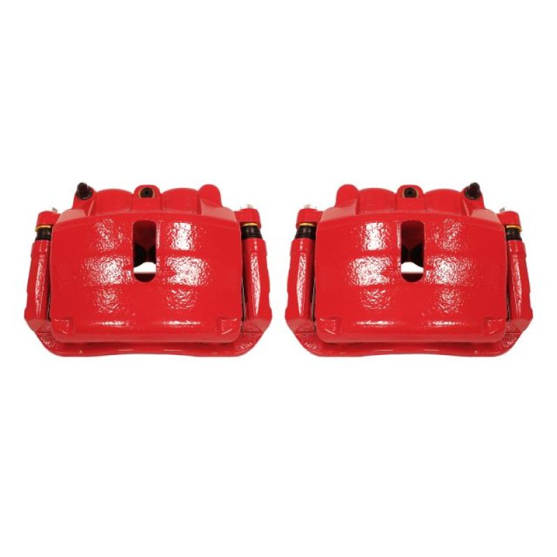 PowerStop Power Stop 2009 Ford F-150 Front Red Calipers w/Brackets - Pair