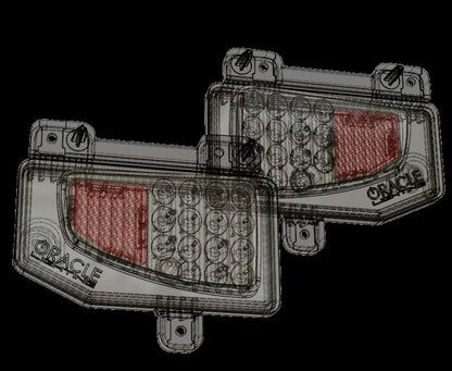 ORACLE Lighting Oracle Rear Bumper LED Reverse Lights for Jeep Gladiator JT - 6000K