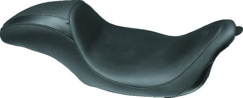 Mustang Motorcycle Mustang 08-21 Harley Electra Glide, Rd Glide, Rd King, Str Glide Hightail Fastback 1PC Seat - Black