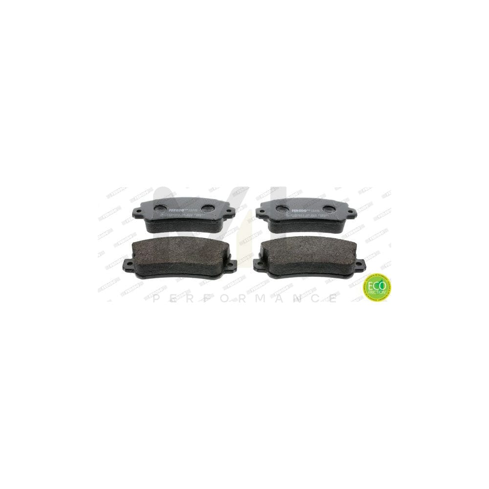 Ferodo Premier Eco Friction FDB351 Brake Pad Set Not Prepared for Wear Indicator, Without Accessories