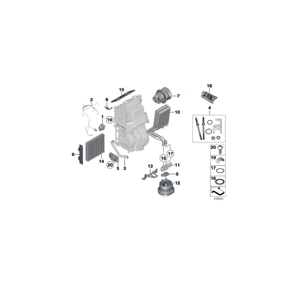 Genuine BMW 64119381016 G12 Holder For Flange (Inc. 750iX, M760LiX & 740Li)