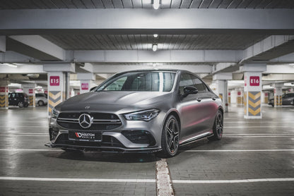 Maxton Design Mercedes Benz CLA35 AMG Aero C118 Front Splitter V.2