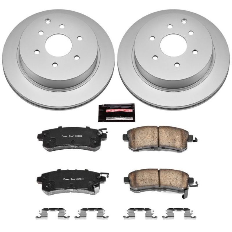 PowerStop Power Stop 11-13 Infiniti QX56 Rear Z17 Evolution Geomet Coated Brake Kit