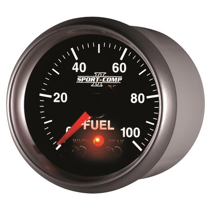 Autometer Sport-Comp II 52mm 0-100 PSI Fuel Pressure Gauge