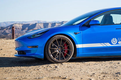UNPLUGGED PERFORMANCE UP-M3-301-1.1 FRONT SPOILER URETHANE FOR TESLA MODEL 3