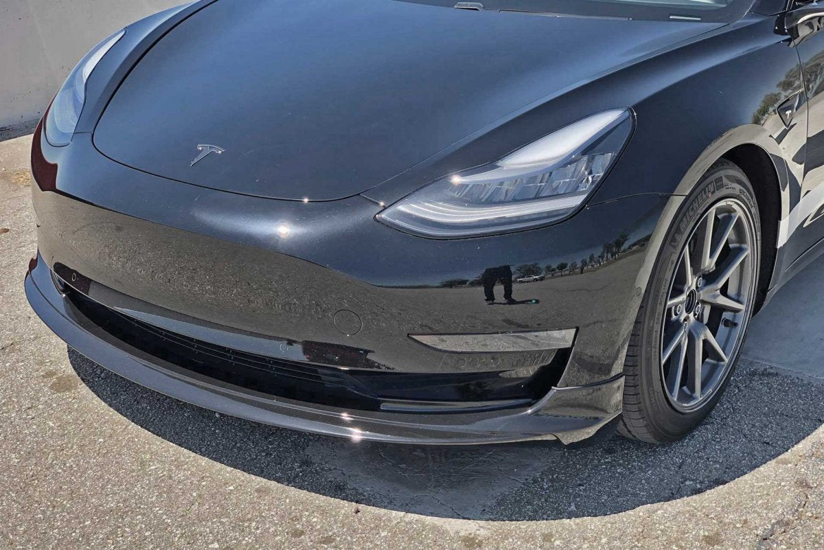 UNPLUGGED PERFORMANCE UP-M3-301-1.1 FRONT SPOILER URETHANE FOR TESLA MODEL 3