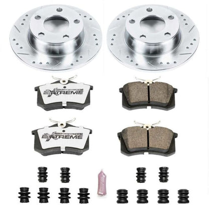 PowerStop Power Stop 99-04 Audi A6 Quattro Rear Z26 Street Warrior Brake Kit