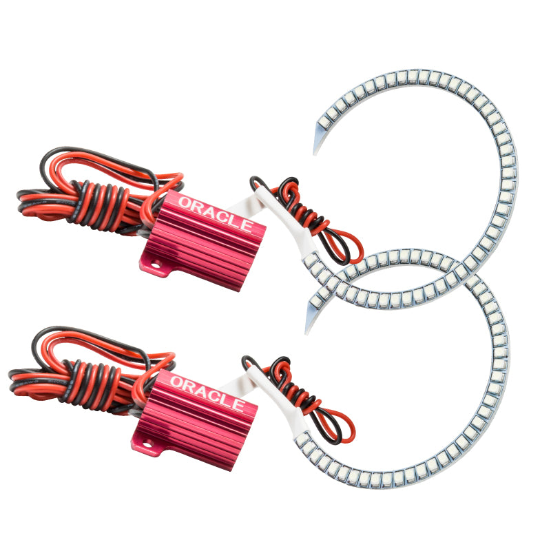 ORACLE Lighting Oracle 15-23 Dodge Charger LED Headlight Projector Halo Kit - Red