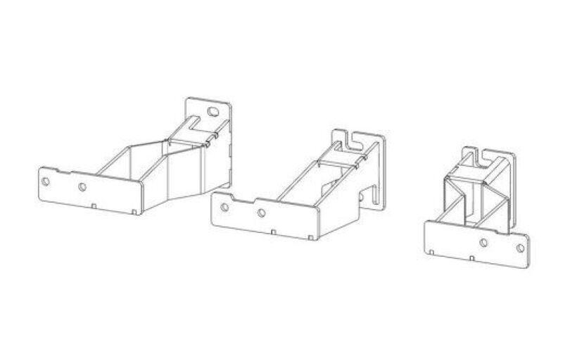 Go Rhino 2024 Toyota Tacoma DC 4dr Brackets for Dominator Xtreme Frame Slider - Tex. Blk
