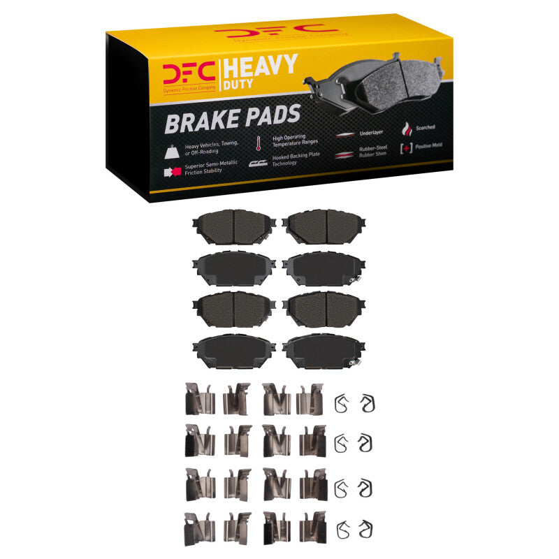 DFC 12-20 Freightliner FL360 (Mexico) Front/Rear Heavy Duty Pads and Hardware Kit