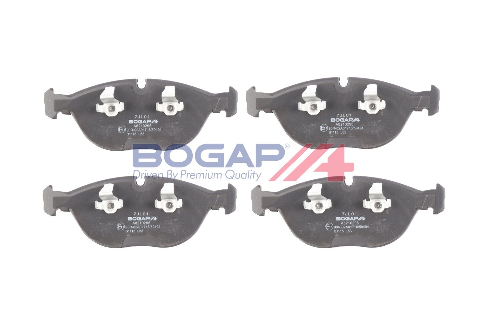 BOGAP A8210296 Brake Pad Set, Disc Brake | ML Performance Car Parts