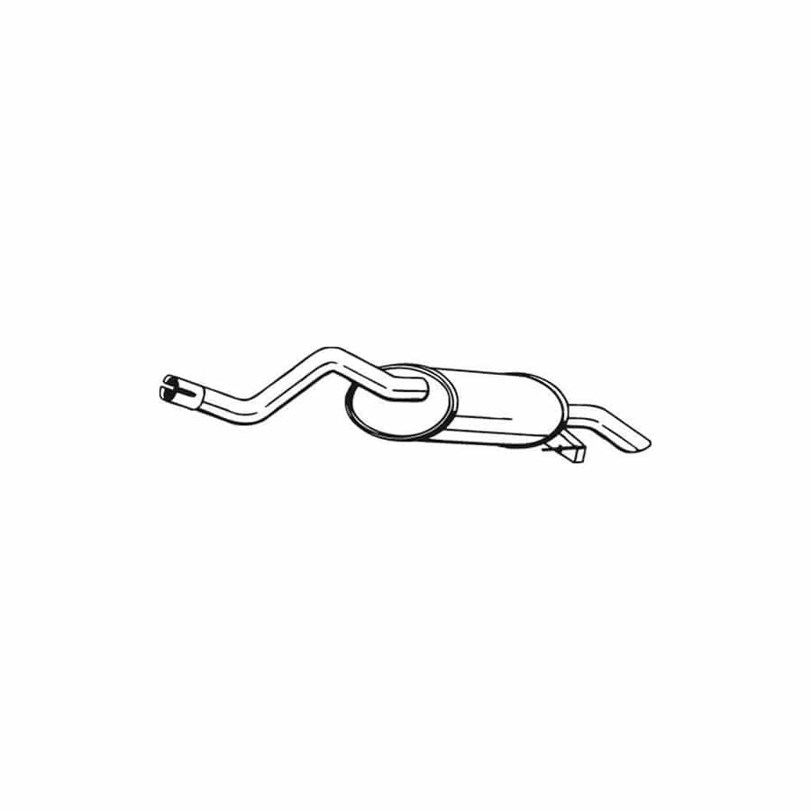 Bosal 278-423 Rear Silencer for Renault Symbol