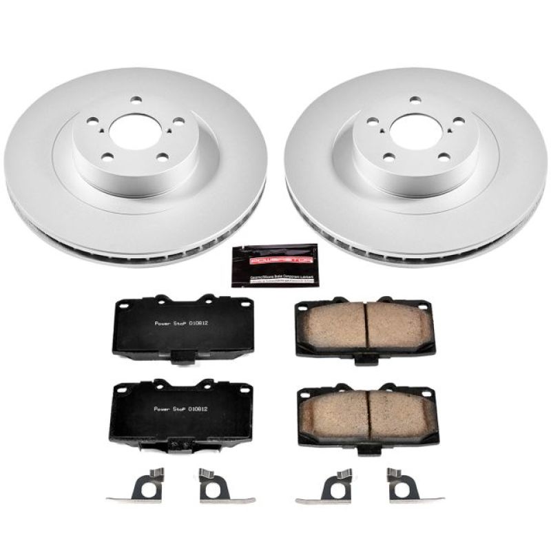 PowerStop Power Stop 06-07 Subaru Impreza Front Z17 Evolution Geomet Coated Brake Kit