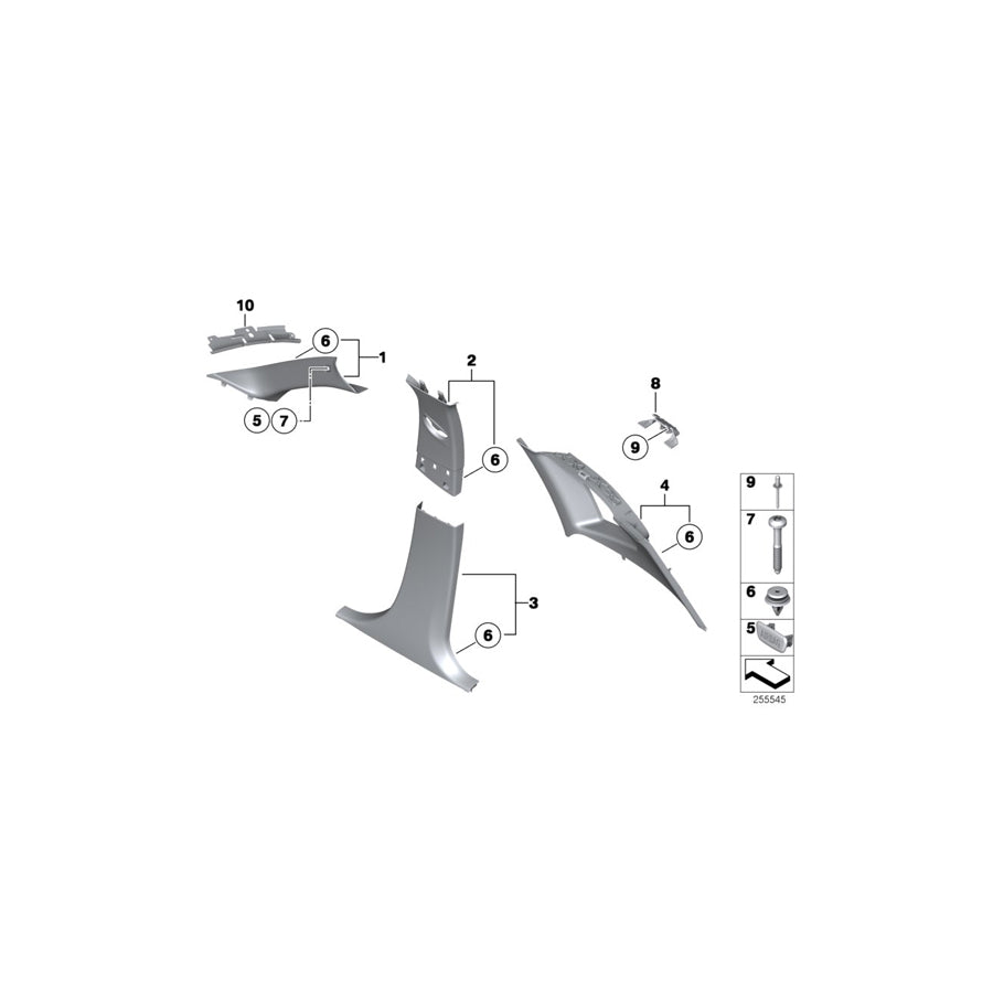 Genuine BMW 07149127995 E84 Oval-Head Screw With Anti-Rotation Lock (Inc. X1 16i)