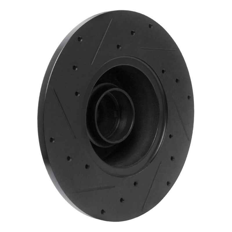 R1 Concepts R1 79-85 Volkswagen Type 2 Front Right Drilled & Slotted Black Brake Rotor
