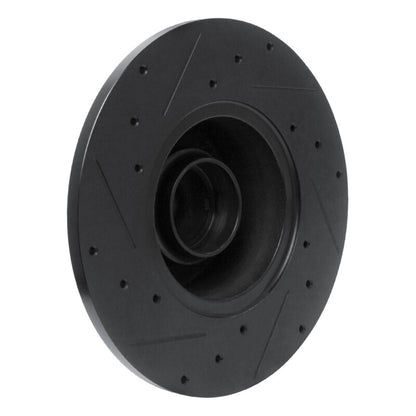 R1 Concepts R1 79-85 Volkswagen Type 2 Front Right Drilled & Slotted Black Brake Rotor