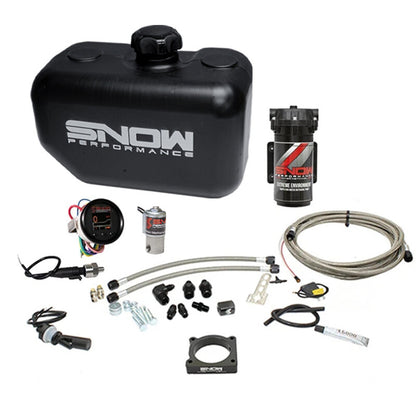 Snow Performance 11-17 F-150 Stg 2 Boost Cooler Water Injection Kit w/SS Brd Line & 4AN Fittings
