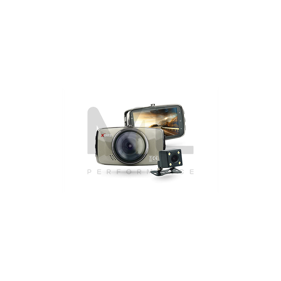 XBLITZ DUAL CORE Dash cam 3 Inch, 1920x1080, Viewing Angle 120, 170°
