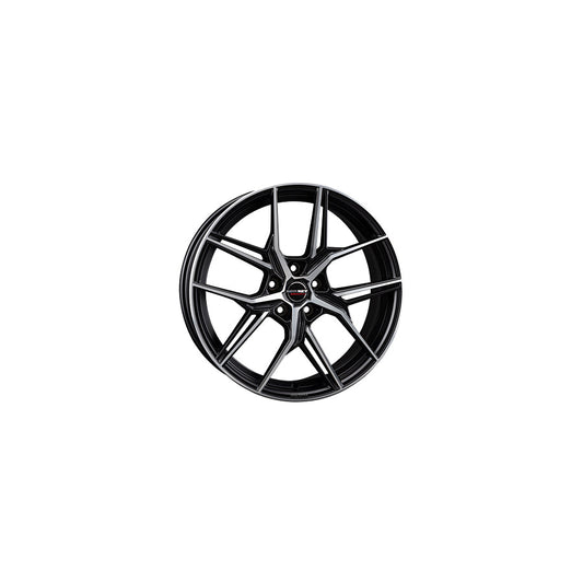 Borbet QX 8.5x20 ET30 QX 852030112566,5BPM Matt Black Polished Wheel