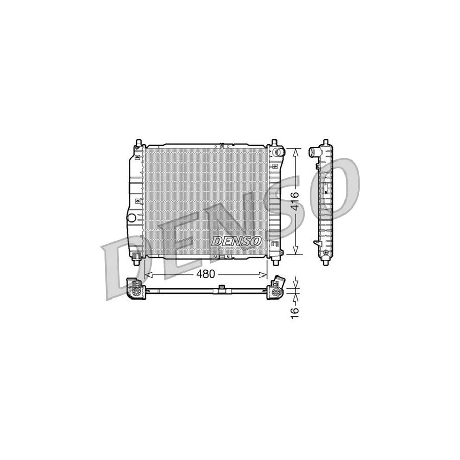 DENSO DRM15003 Engine Radiator