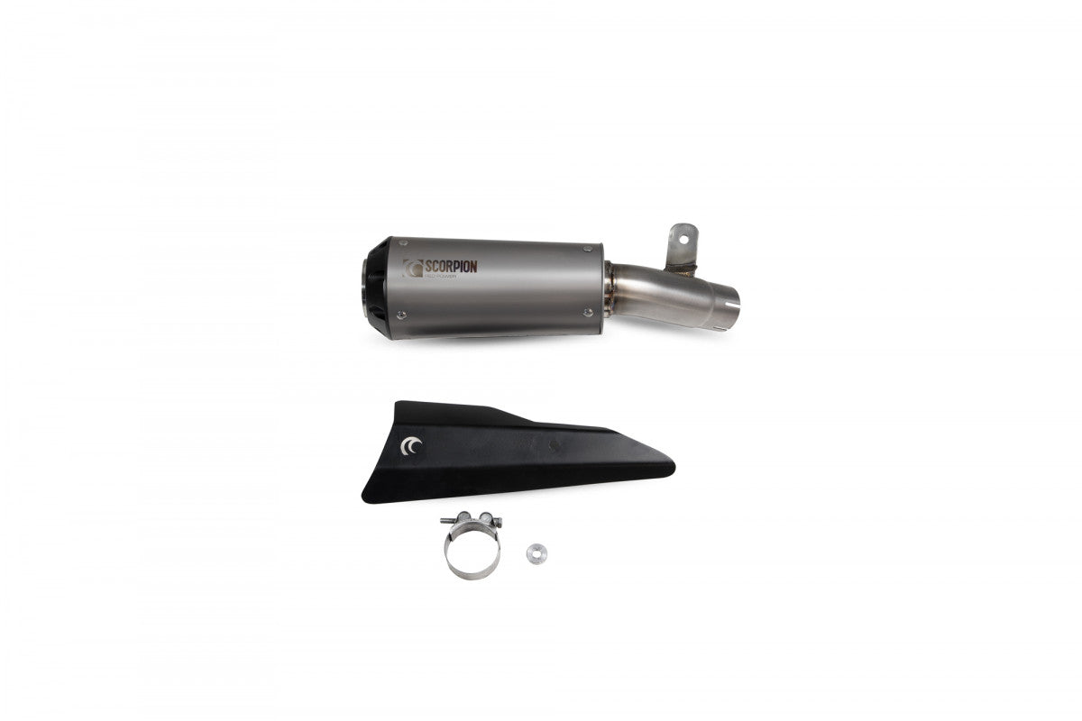 Scorpion PSI125TEO Suzuki GSX-S 1000 Katana Red Power Slip-On - Titanium Sleeve | ML Performance UK UK