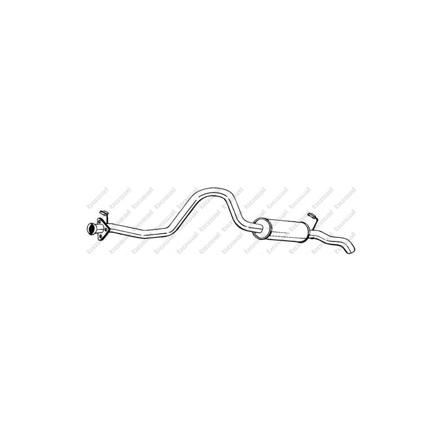 Bosal 278-377 Rear Silencer for Land Rover 110/127 (Ldh)