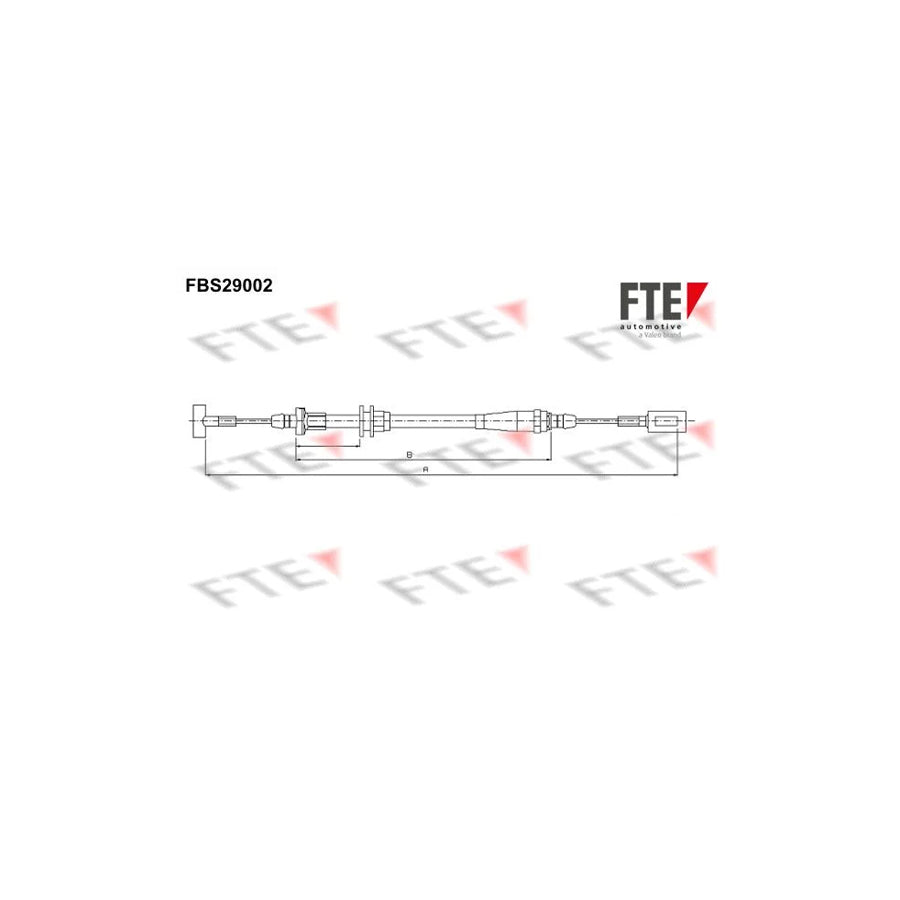 FTE 9250655 Hand Brake Cable for Iveco Daily