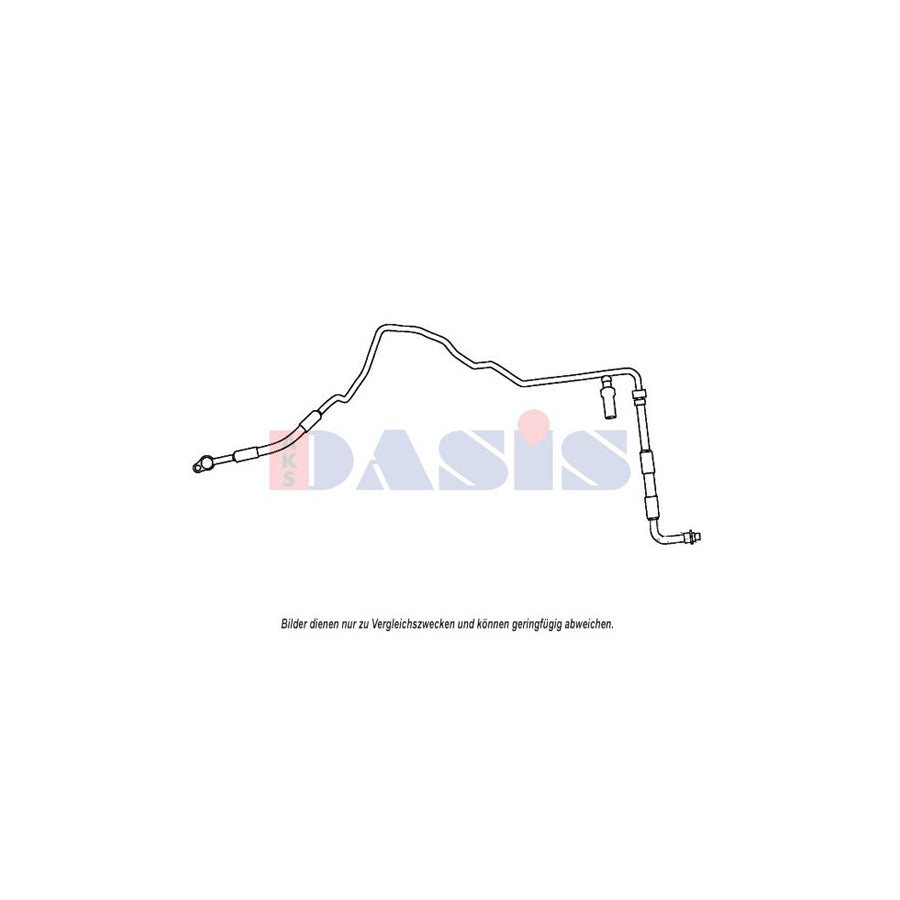 AKS Dasis 885847N High Pressure Line, Air Conditioning for Ford Focus Mk2 Hatchback (Da_, Hcp, Dp)