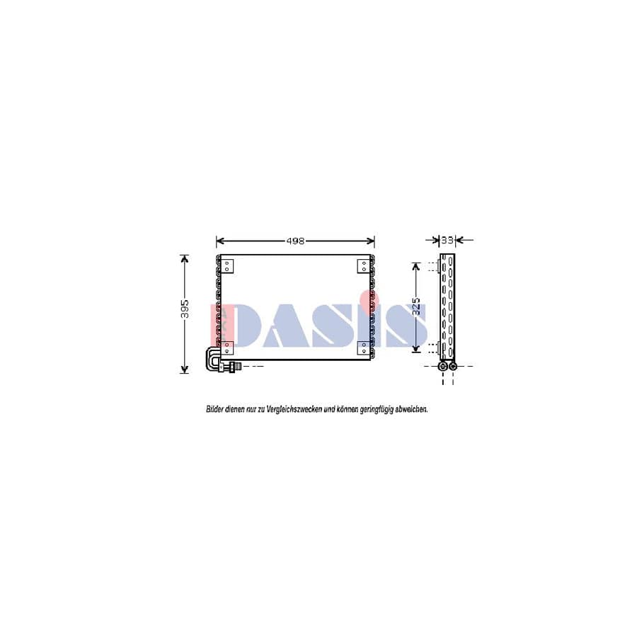 AKS Dasis 072240N Air Conditioning Condenser for Nissan Vanette