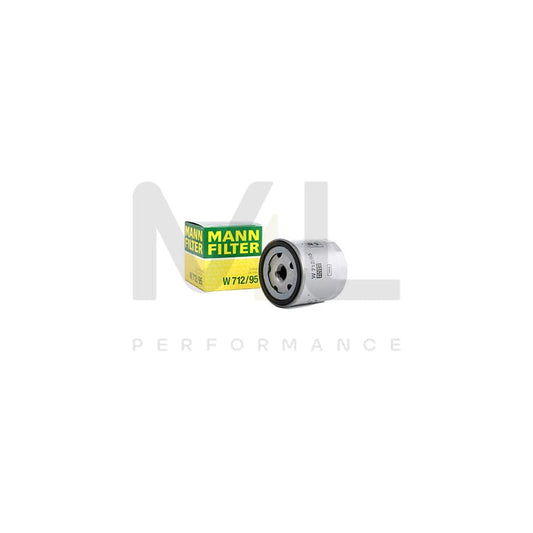 MANN-FILTER W 712/95 Oil Filter Spin-on Filter, with one anti-return valve