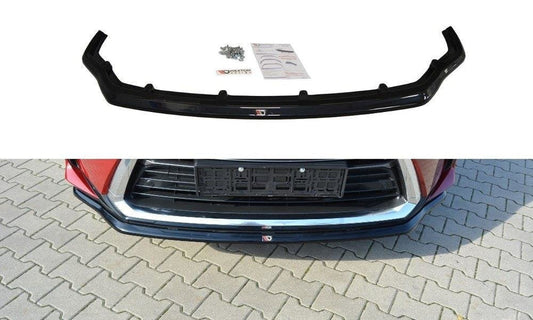 Maxton Design LE-RX-4-FD1T Front Splitter V.1 Lexus RX MK4 | ML Performance UK Car Parts