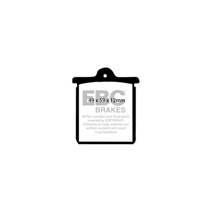 EBC DP244 Citroen SM Ultimax Rear Brake Pads 2 | ML Performance UK Car Parts