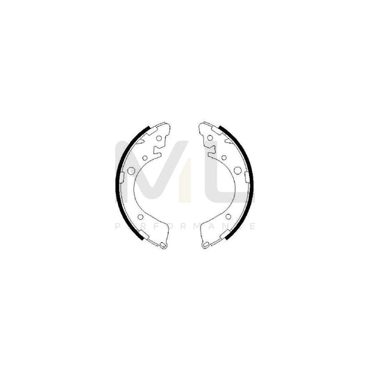 BOSCH 0 986 487 323 Brake Shoe Set | ML Performance Car Parts