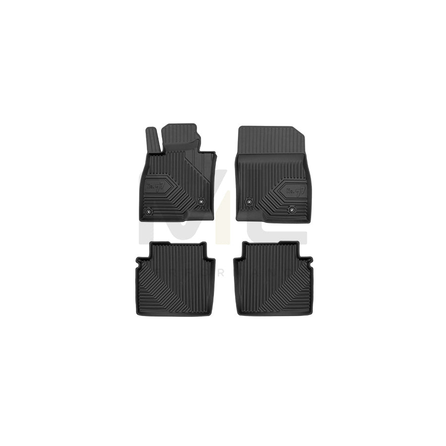 FROGUM Tailored, No.77 77426771 Floor mat set for MAZDA 6 Saloon (GJ, GL) Elastomer, Front and Rear, Quantity: 4, Black, (LHD)