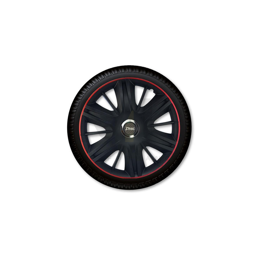 J-TEC Maximus, GTR J13177 Wheel trims 13 Inch Black/Red