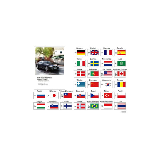 Genuine BMW 01402896361 Owner's Manual For F36 ENUS (Inc. 430iX, 440iX & 440i)
