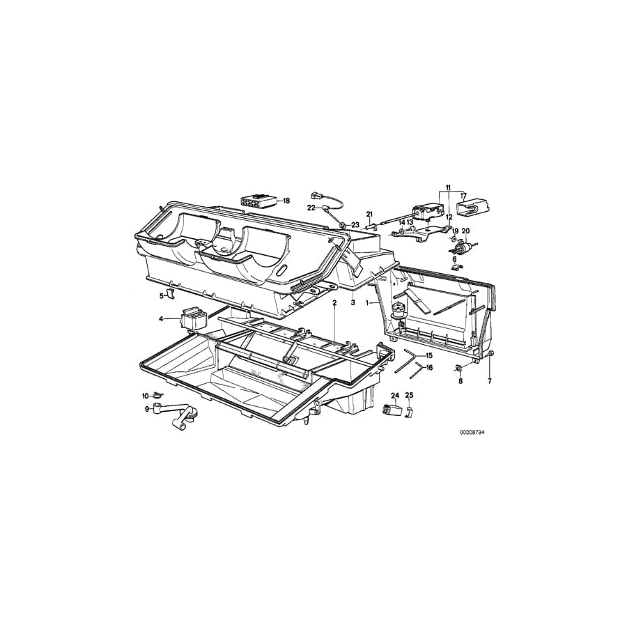 Genuine BMW 64511380606 E23 Evaporator Temperature Sensor (Inc. 735i, 732i & 728iS)