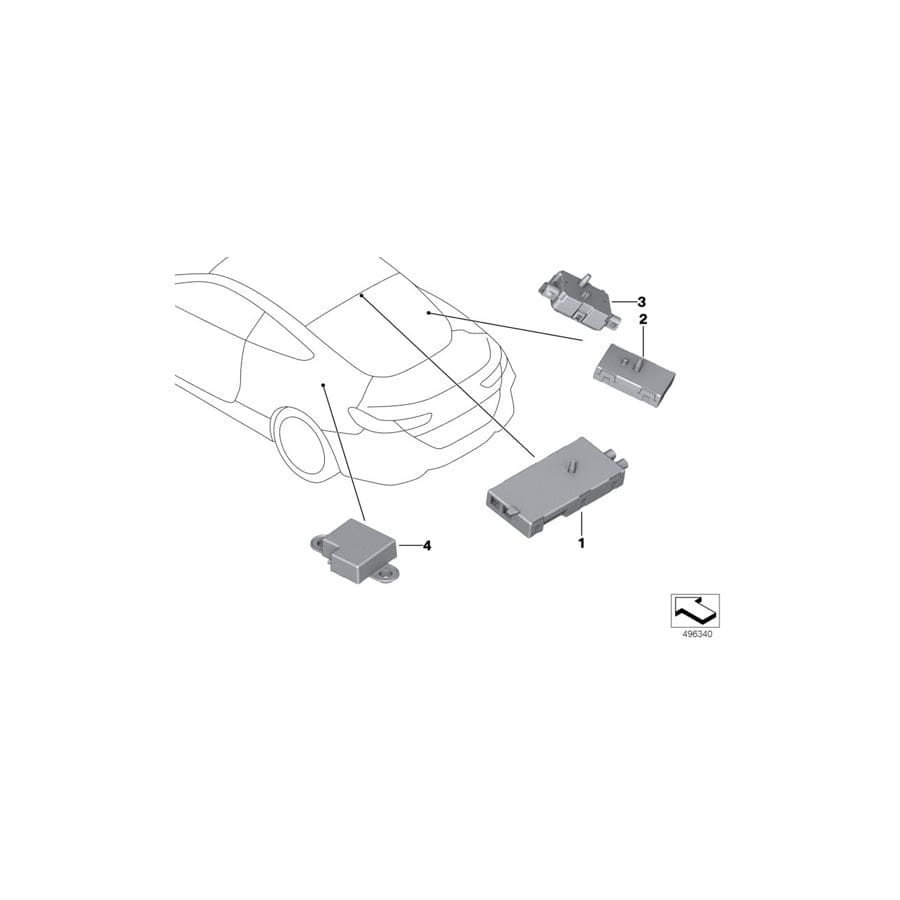 Genuine BMW 65206835178 G14 G29 F91 Suppression Filter (Inc. Z4 20i, 840i & Z4 M40i)