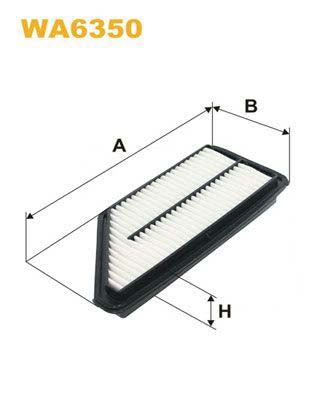 WIX Filters WA6350 Air Filter For Honda Prelude