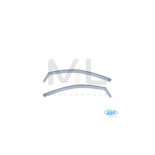 DGA 22015 Wind deflectors for SEAT Ibiza IV Sportcoupe (6J, 6P) Arrow direction, Front, inner
