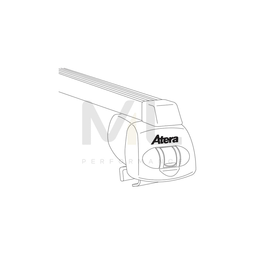 Atera Signo 044048 Roof bars for open roof rails, 137 cm, 100 kg, Steel