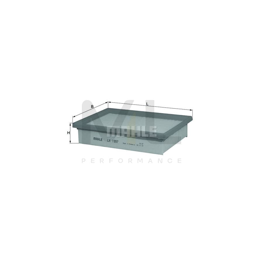 MAHLE ORIGINAL LX 1997 Air Filter Filter Insert | ML Performance Car Parts