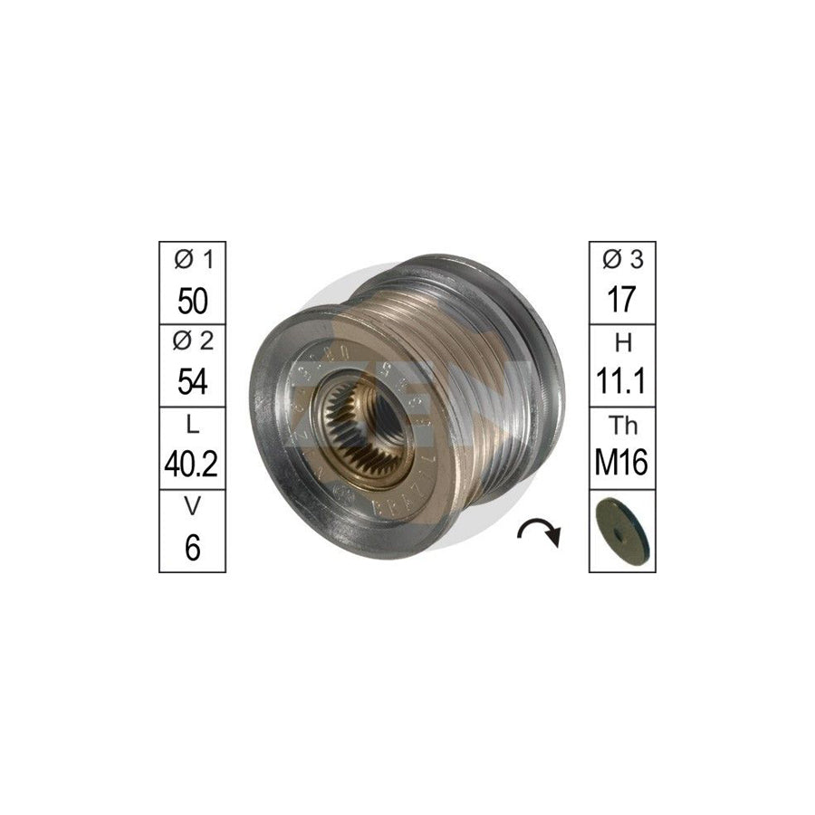 Era ZN5395 Alternator Freewheel Clutch