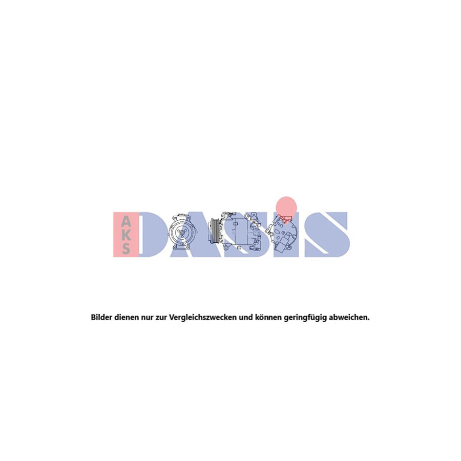 AKS Dasis 853025N Compressor, Air Conditioning