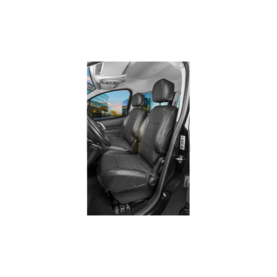 WALSER Premium 50155 Car seat cover Polyester, Front