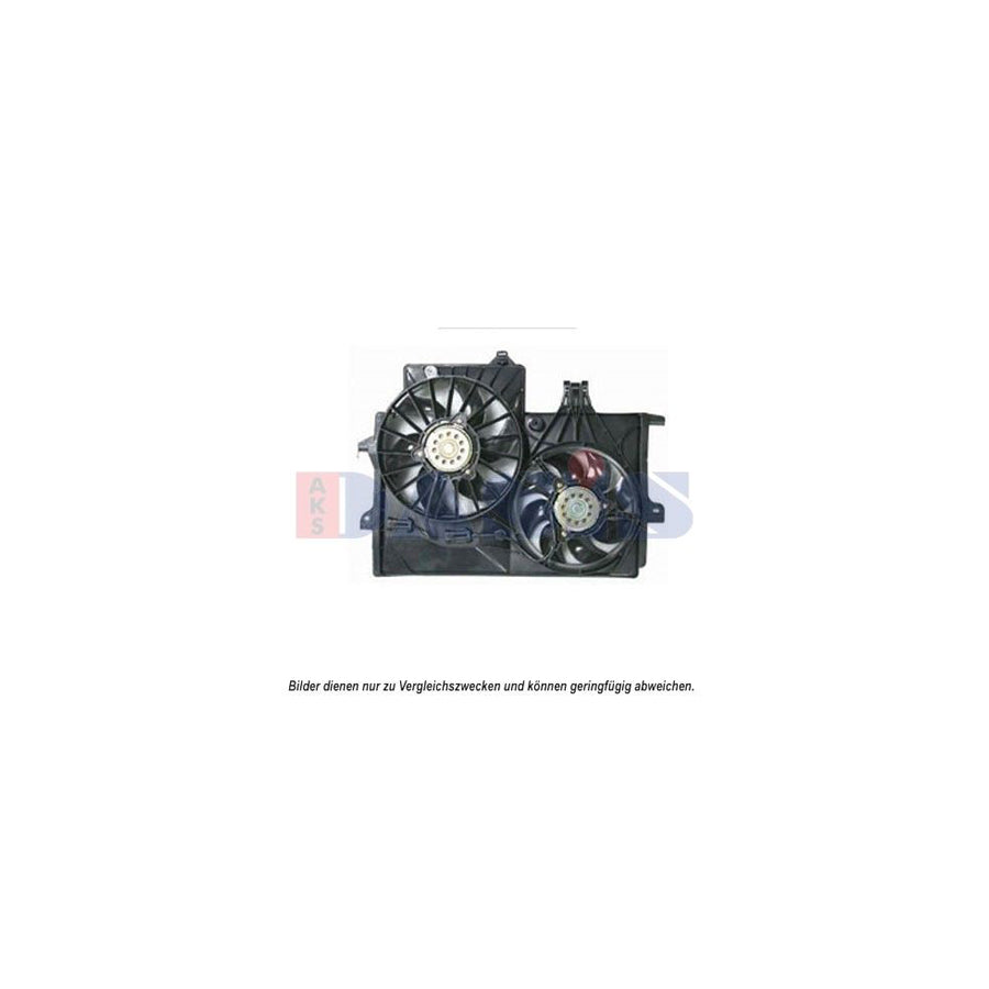 AKS Dasis 158052N Fan, Radiator for Opel Meriva A (X03)