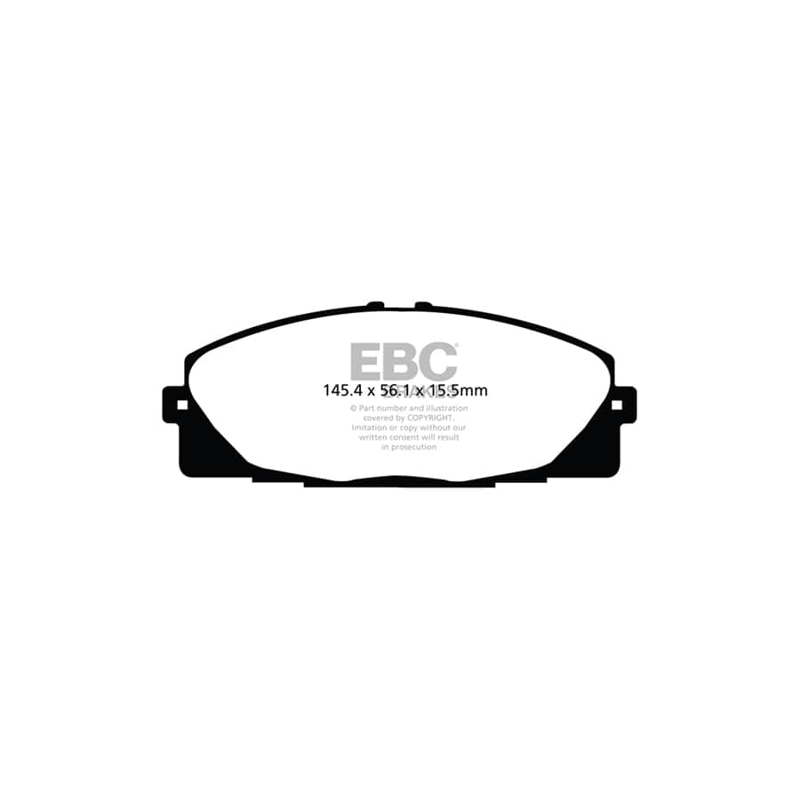 EBC PDKF2322 Toyota Hi-Ace (Power Van) Ultimax Front Brake Pad & Plain Disc Kit 2 | ML Performance UK Car Parts